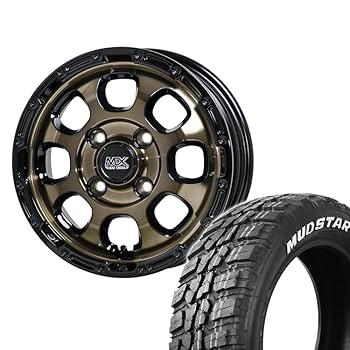 軽自動車用　スタッドレスタイヤホイール　 4本セット Amazon | タイヤホイール4本セット HOT STUFF MAD CROSS GRACE